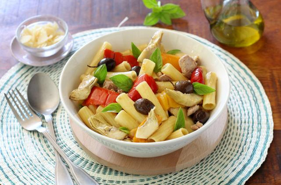 Salade de pâtes. Silvia Santucci