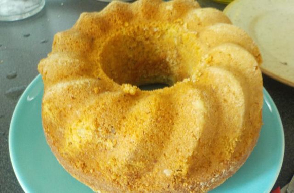Gâteau de semoule aux amandes. Silv-enzo