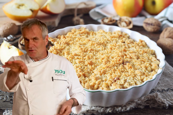 Chef Damien est formel : si votre crumble aux pommes ne croustille pas, c'est à cause de cette erreur