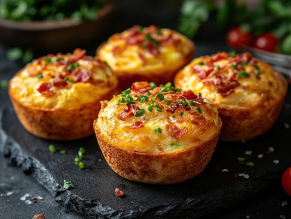 Apéritif : voici une recette de mini-quiches sans pâte, prête en moins de 15 minutes et avec 4 ingrédients !