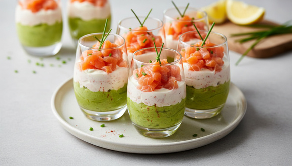 10 idées recettes de verrines de Noël salées, faciles et pas chères pour les fêtes