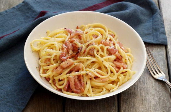 Pâtes carbonara. Silvia Santucci