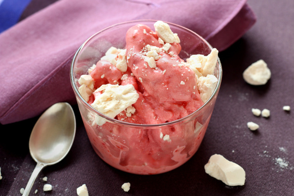 Glace aux fraises. 750g
