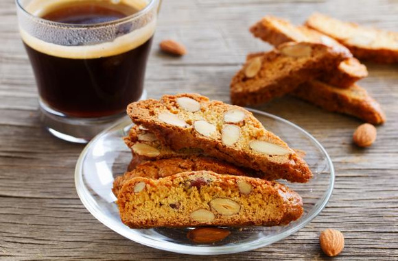 Cantuccini aux amandes. Getty images