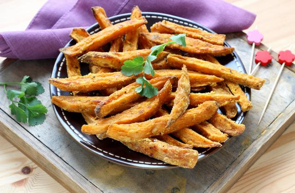 Frites de patate douce. Silvia Santucci