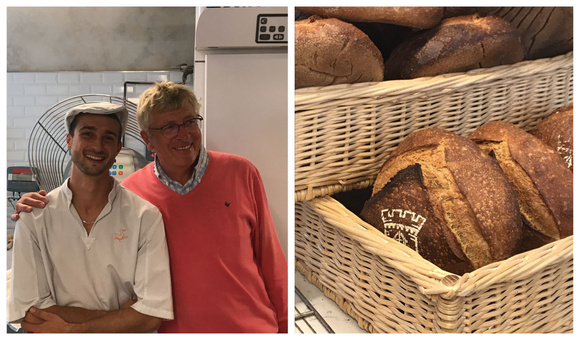 Alexis Bourgeot (boulanger) et Olivier Desseine des moulins de Brasseuil