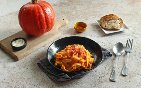 La carbonara d'Halloween : la recette ultra-crémeuse au potimarron pour régaler toute la famille