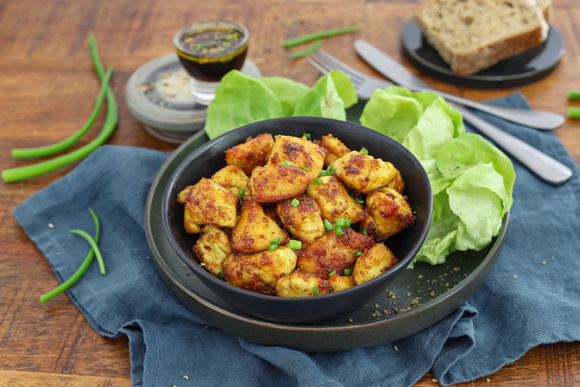 Poulet croustillant au curry. Silvia Santucci