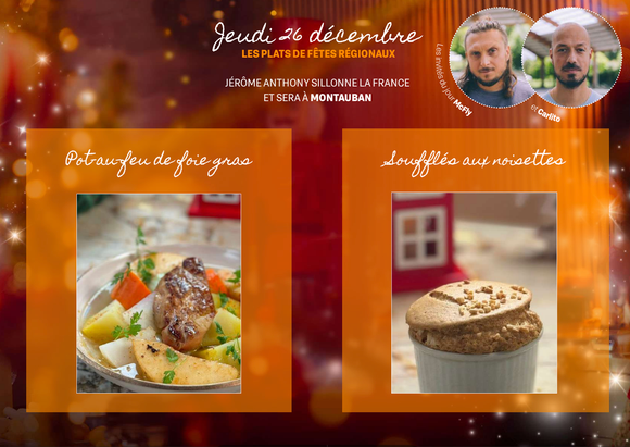 Tous en cuisine : réaliser chez vous les recettes de Cyril Lignac grâce à cette liste de courses de la semaine du 23 décembre !