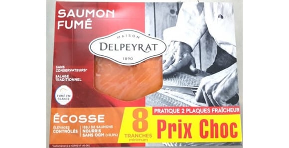 Cette marque de saumon fumé fait l'objet d'un rappel produit.