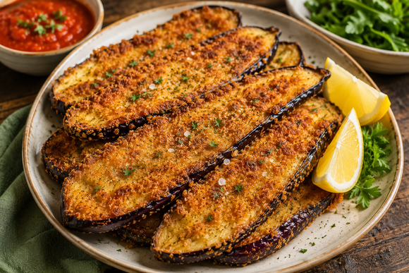 Vous avez des aubergines ? Testez-les à la milanaise, la version panée et dorée qui change du gratin classique