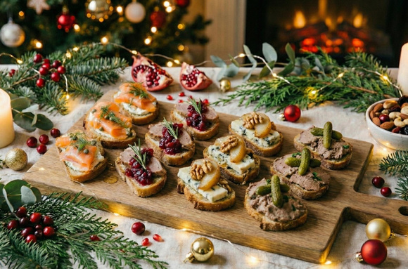 10 idées recettes de toasts faciles et pas chers pour Noël