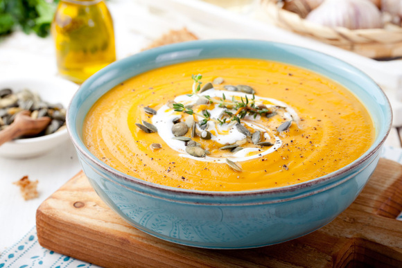 Velouté de butternut et coco