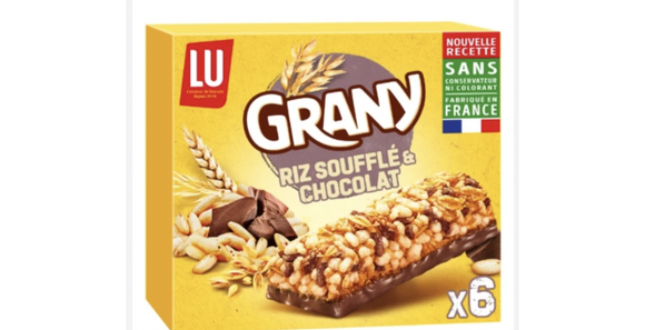 Rappel produit : attention ces barres de céréales contiennent des allergènes non précisés