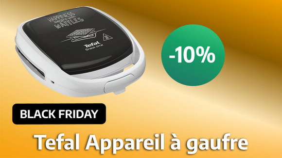 Black Friday week : pour vos gaufres et croque-monsieur, ne passez pas à côté de cet appareil Tefal à prix réduit !
