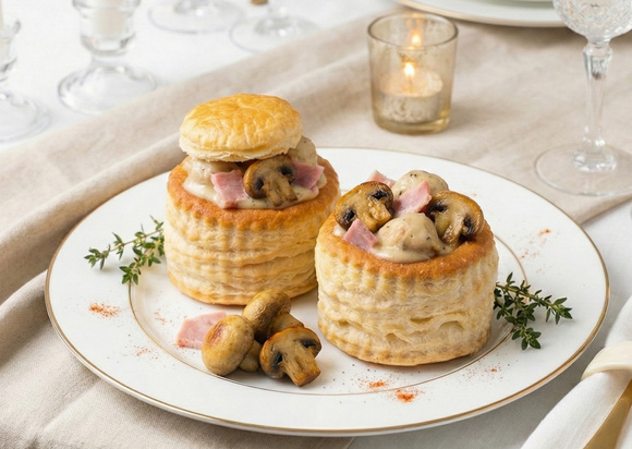 L’entrée régressive qui fait fondre tout le monde à Noël : bouchées à la reine jambon et quenelles