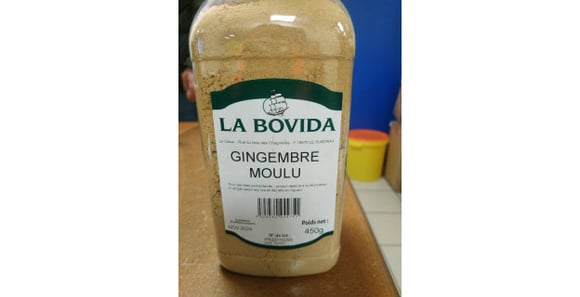 Rappel produit : ce gingembre moulu ne doit surtout pas être consommé !