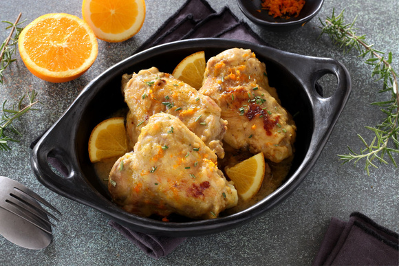 Poulet facile à l'orange. Silvia Santucci