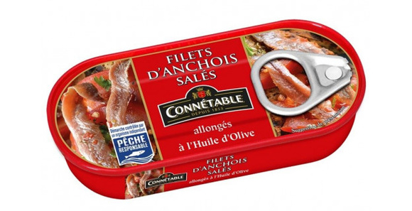 Rappel produit : attention, ces filets d'anchois salés en conserve ne doivent pas être consommés
