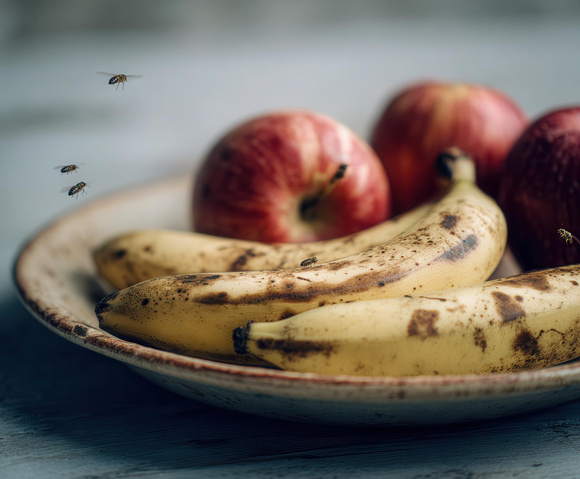 Mouches à fruits dans la cuisine : la méthode infaillible pour les éloigner