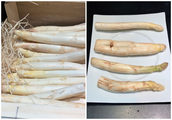 A droites, les asperges à ne pas acheter 
