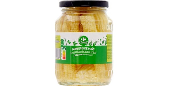 Rappel produit : pour vos salades, n’utilisez pas ce maïs de la marque Carrefour car il pourrait contenir des morceaux de verre