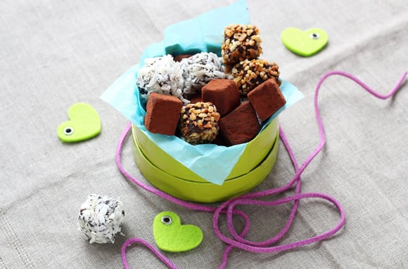 Cette recette de truffes au chocolat pour Noël est la plus facile et la plus rapide
