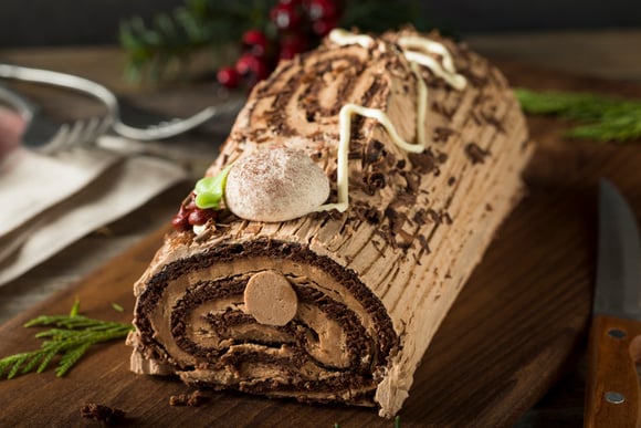 Comment faire une bûche de Noël au praliné