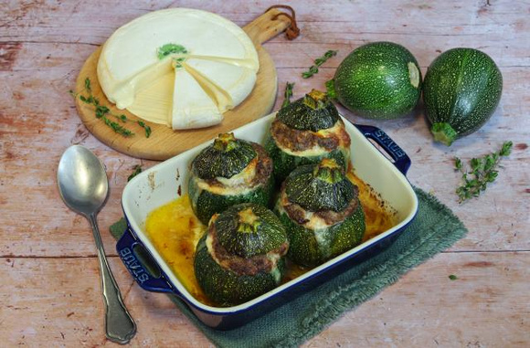 Courgettes farcies au reblochon. 750g le guide