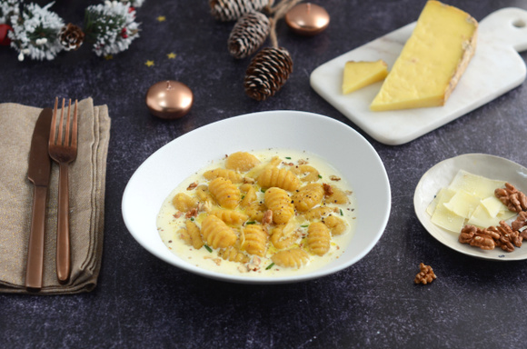 Gnocchi au potiron et au cantal. Nadia Paprikas