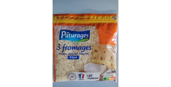 Rappel produit : ces sachets de fromage râpé vendus partout en France sont contaminés par la listeria !