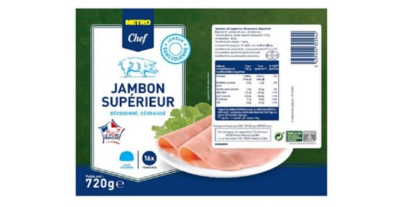 Rappel produit : vomissements, nausées, maux de tête …. ce jambon ne doit pas être consommé !