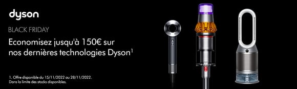 Black Friday : Top promo, économisez 120€ sur votre aspirateur-balai haut de gamme Dyson !