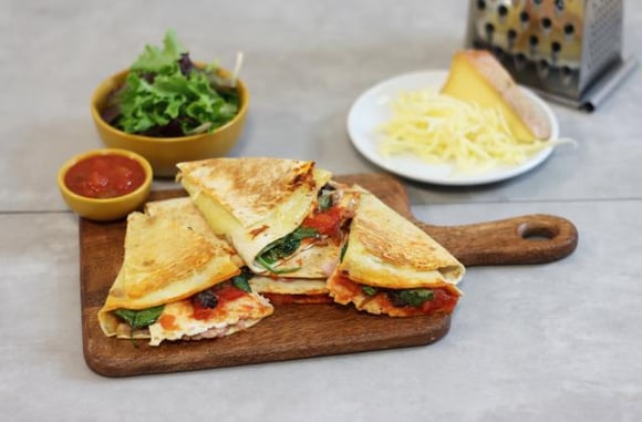 Tortilla mimolette et jambon. 750g