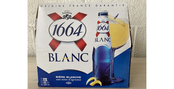 Rappel produit : des packs de bières 1664 ne doivent pas être consommés, ils contiennent un contaminant chimique !