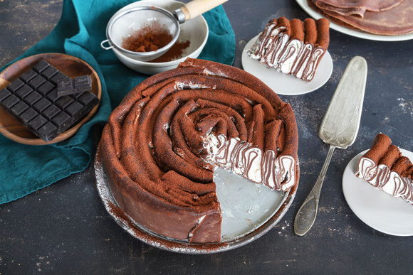 Gâteau de crêpes tourbillon : notre recette bluffante qui change des crêpes classiques pour la Chandeleur
