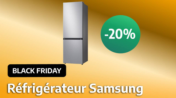 Black Friday Week : le prix de ce réfrigérateur-congélateur Samsung subit une grosse baisse !