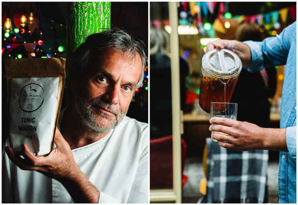 Chef Damien, la carafe remplace les emballages / Yoann Gloagen