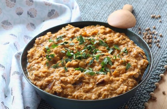 Dahl de lentilles corail. Pascale Weeks