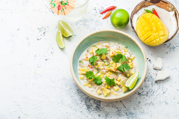 Ceviche de daurade noix de coco Adobe Stock
 