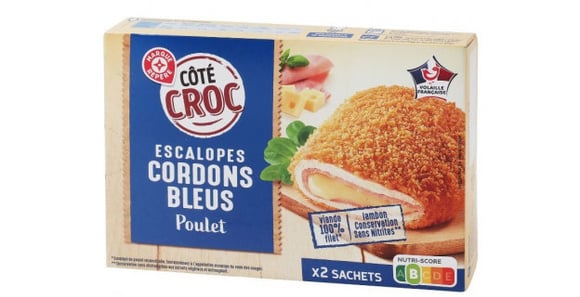 Des cordons bleus rappelés dans la France entière car ils peuvent contenir de l’encre ou des morceaux de plastique !