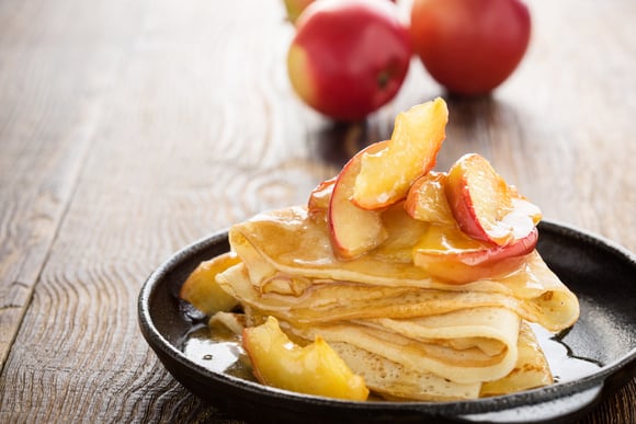 3 desserts extra avec des fruits poêlés