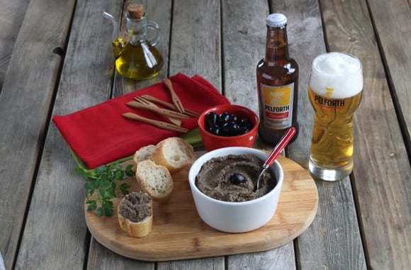 Tapenade d'aubergines par Silvia Santucci pour Perlforth. 