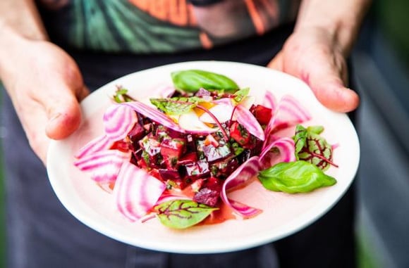 Tartare de betteraves. Yoann Gloaguen