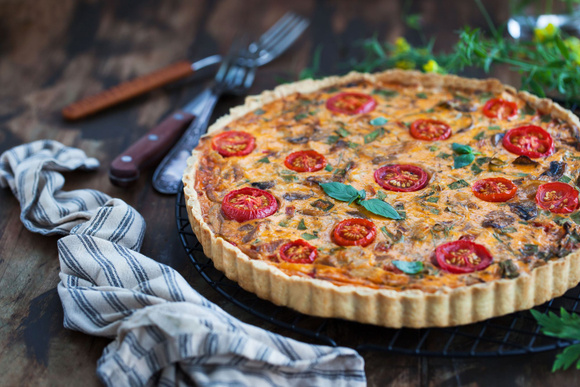 Tarte de tomates vertes Adobe Stock
 