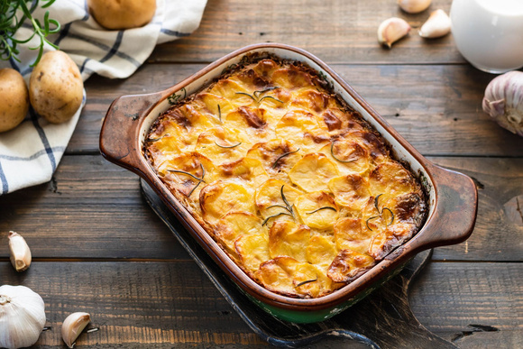 Gratin de pomme de terre au philadelphia Adobe Stock
 