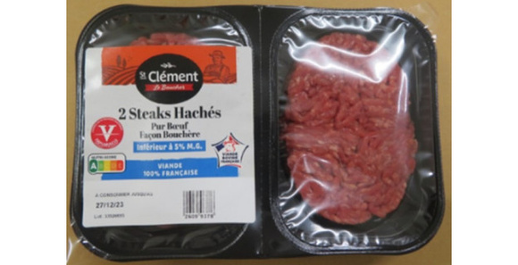 Alerte sanitaire : rappel de lots de viande hachée et steaks hachés vendus dans toute la France pour contamination à E.coli