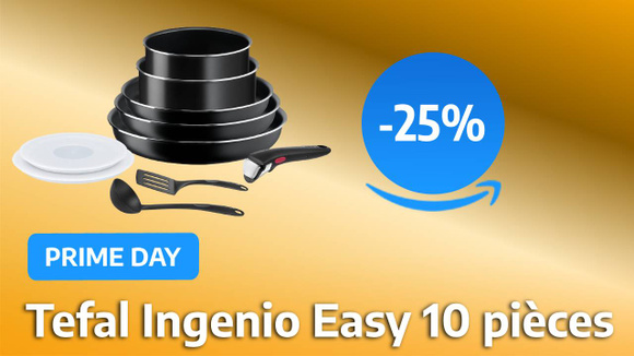 Bon plan Prime Day : ne manquez pas les - 25% sur cette batterie Tefal Ingenio Easy !