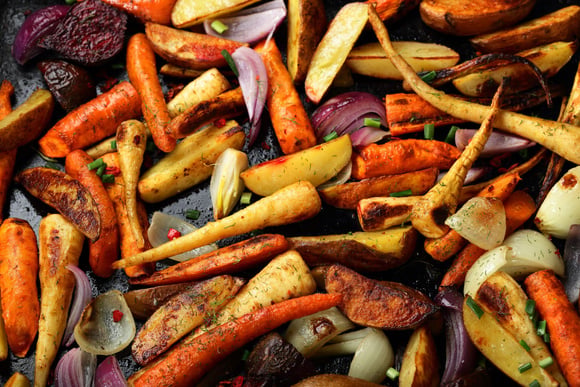 Comment faire des légumes rôtis au four qui soient bien cuits