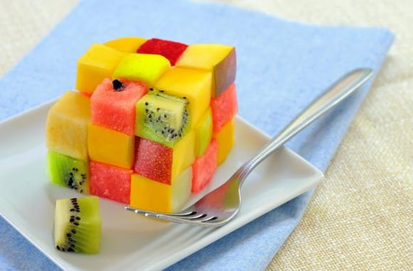 Rubik's cube de fruits. Thinkstock photos